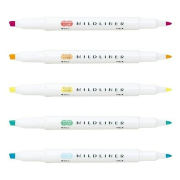 日本 斑馬 MILDLINER 雙頭柔性 水性 螢光筆 單色10支 /盒 WKT7【APP滿額下單4%點數(單一帳號最高1000點)】7/31止