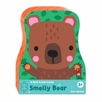 風車圖書 - 小熊-造型大片拼圖屋