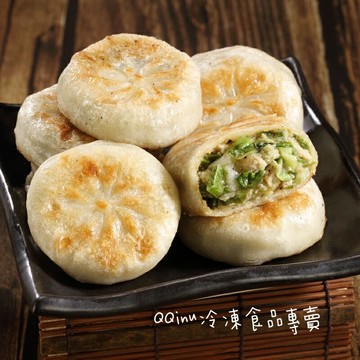 快速出貨 ?? 現貨 QQINU 三星蔥餡餅 30入 三星小蔥餅 蔥餡餅 奇津 蔥餅 冷凍食品