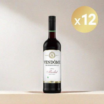 🚚快速出貨【UNIVERS DRINK】12入組 VENDÔME Merlot梵多美無酒精紅酒(750mlX12入)送禮 送男友 送女友 送同事 好友 家人