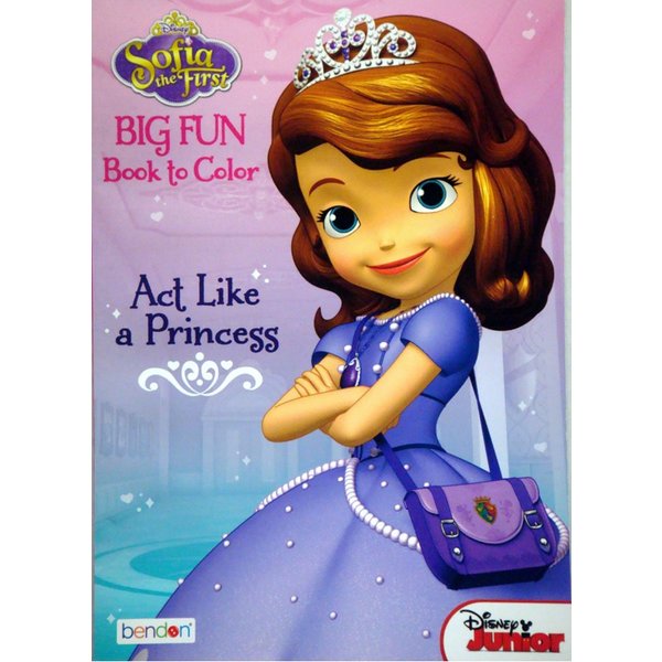 ディズニー ちいさなプリンセス ソフィア ぬりえ クイズブック プリンセスらしいふるまい Disney Sofia The First Act Like A Princess 英語 通販 Lineポイント最大get Lineショッピング