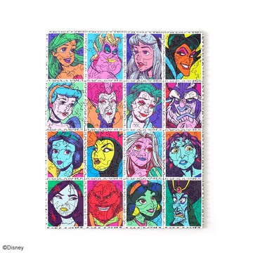 迪士尼郵票系列木質拼圖(公主)