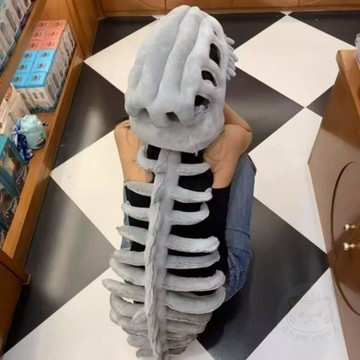 👑爆款推薦👑中華恐龍骨架頭套恐龍園外骨骼毛絨  玩具  表演搞怪  玩偶    掛件  鹿晗同款