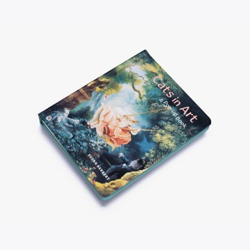 【Cats in Art: A Pop-Up Book】《名畫中的貓咪 立體書》