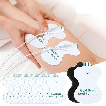 大友los2398柒組葫蘆形按摩儀經絡肌肉舒緩理療貼片紐扣式水凝膠貼片替換電極墊