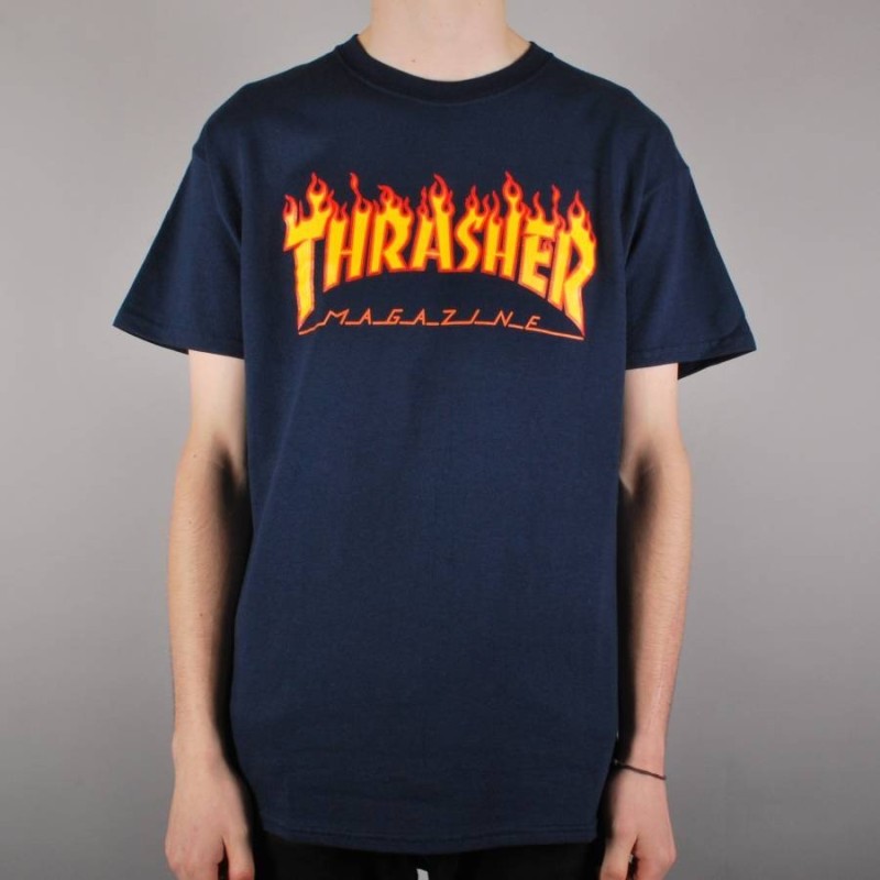 THRASHER あまかっ オレンジ Tシャツ XL