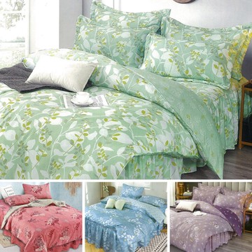 【Victoria】柔絲絨雙人加大抗菌床罩四件組-多款任選_TRP多利寶