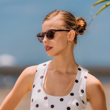 [ROSIE ALLAN] ROMA款 亞麻 時尚太陽眼鏡