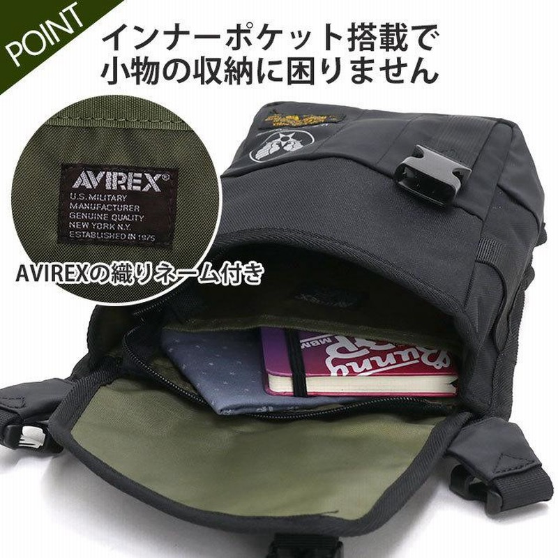 レッグバッグ アヴィレックス AVIREX 2WAY ショルダーバッグ メンズ