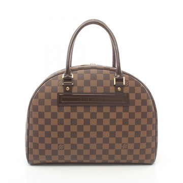LOUIS VUITTON LV 路易威登 棕色 棋盤格 帆布 Nolita 手提包 N41455