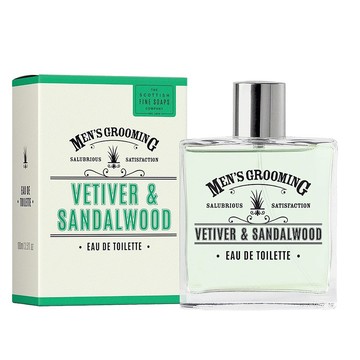 英國 Scottish Fine Soaps 能量男士香水（檀木香根草）男香 男香水 男性男用男生男人古龍香氛古龍水 男