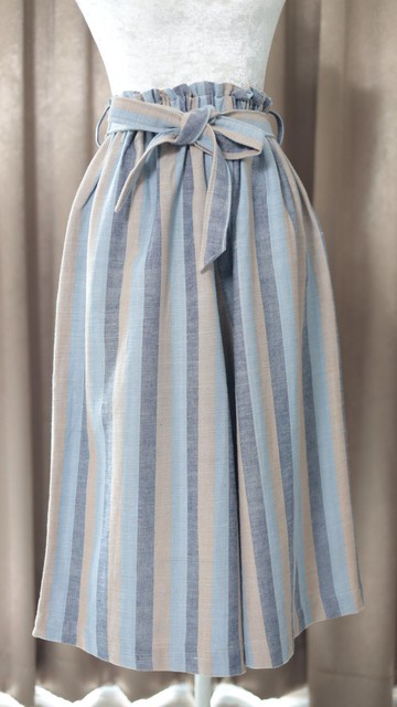 Loom & Leaf - 手捻棉手工編織喇叭褲