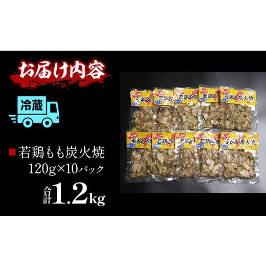 ふるさと納税 宮崎県 宮崎市 やわらか若鶏もも炭火焼き 10パック_M046-005