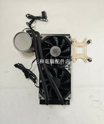 九州風神堡壘240水冷散熱器CPU一體式散熱佳支持英特爾115X扣具成色如圖【三和電腦配件店】