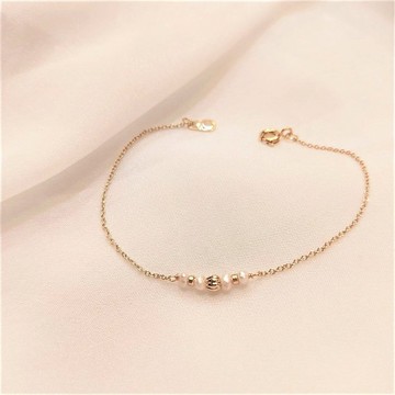 │輕奢 │不當灰姑娘 • 金南瓜 • 珍珠手鍊 • 14KGF