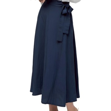 CARET 女款 前綁帶A字裙  均碼  海軍藍  1件