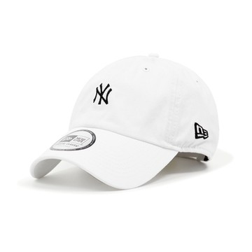 New Era 棒球帽 Casual Classic MLB 白 黑 可調帽圍 紐約洋基 NYY 刺繡 老帽 帽子 NE12324414
