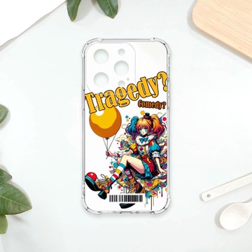 TRON IPhone 15 PRO 普普風小丑系列 四角防摔載具殼 軟殼 手機殼