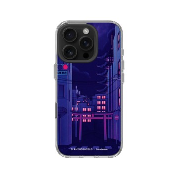 iPhone 16 Pro Clear Case（相機按鈕） 透明 - Denise Rashidi (Surudenise) - Tokyo Night 夜晚東京