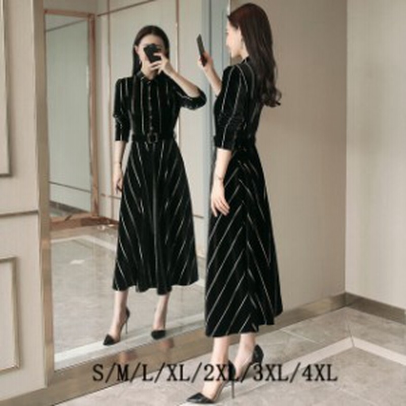 ワンピース レディース ワンピース 秋 きれいめ 膝丈ワンピース 上品 長袖 着痩せ 通勤 ドレス お出かけ 大人 オシャレ 韓国風 通販 Lineポイント最大10 0 Get Lineショッピング