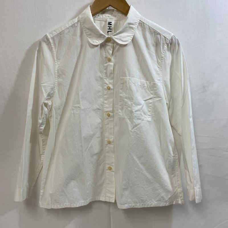 MHL. エムエイチエル 長袖 シャツ、ブラウス Shirt, Blouse 丸襟長袖