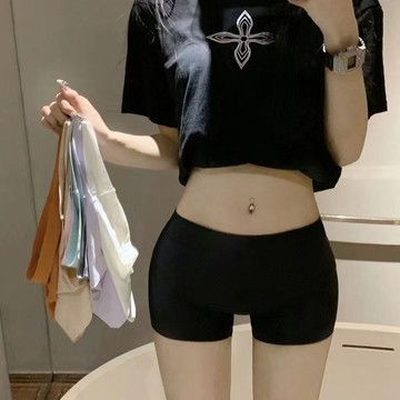 🎁臺灣出貨🎁【1.3萬人收藏】安全內褲二閤一無痕冰絲內褲女純棉襠抗菌平角褲夏季防走光打底褲 W6KM