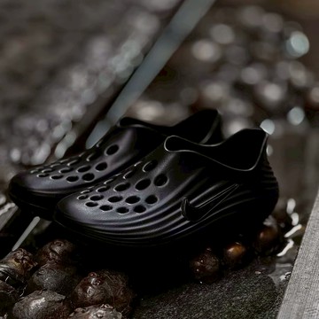 NIKE REACTX REJUVEN8 全黑 涼拖鞋 洞洞 防水 休閒 男款 HV5060-001