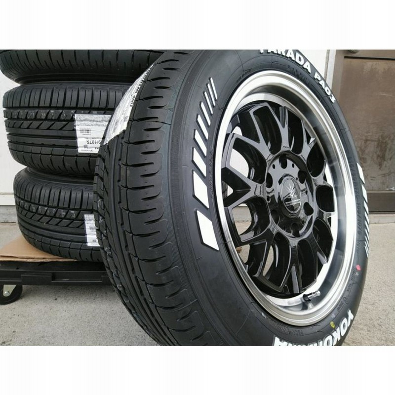 車検対応 200系 ハイエース専用 タイヤホイールセット 17インチ ヨコハマ パラダ 215/60R17 ホワイトレター BD00 |  LINEショッピング