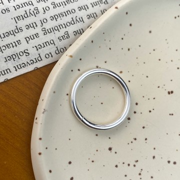 3.11小寶S925純銀素圈戒指女簡約輕奢小眾設計精致高級冷淡風指環