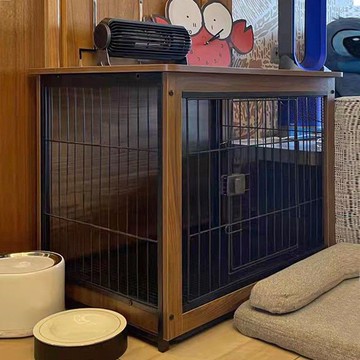 免運 開立發票 狗籠子木質寵物室內中型犬小型犬泰迪柴犬圍欄家用帶廁所別墅狗籠 快速出貨