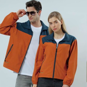 【Per GIBO】拼接加裡夾克(P224531磚桔/丈青)