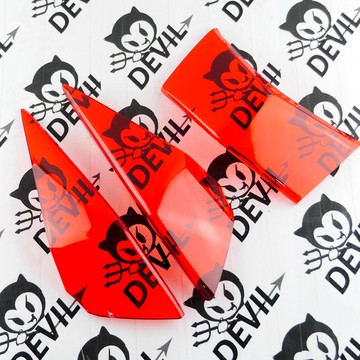 EPIC | 貼片式 煞車燈殼 尾燈殼 後燈殼 + 後方向燈殼 套裝組 三代勁戰 勁戰三代 三代戰 紅色