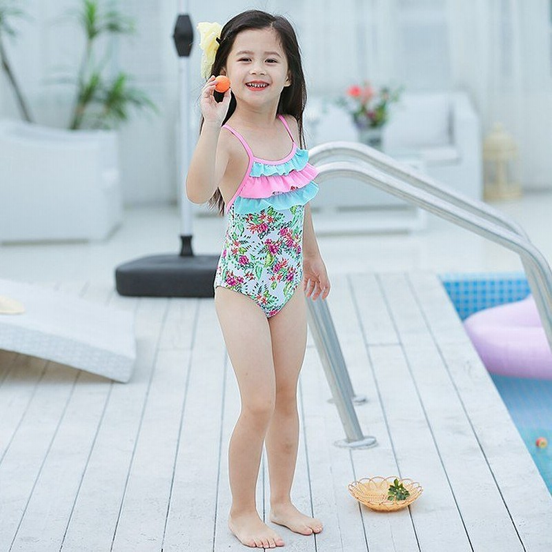 キッズ 女の子 水着 ワンピース 花柄 フリル スカート 花柄 ビキニ ガーリー 海 プール 水泳 スイミング スイムウェア 水遊び 海水浴 夏休み  旅行 可愛い 子供… 通販 LINEポイント最大0.5%GET | LINEショッピング