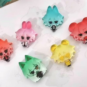 ⭐夏季新品新品爆款小紅書頭七怪談亞克力擺件ins可愛3d立體高顔值學生擺件