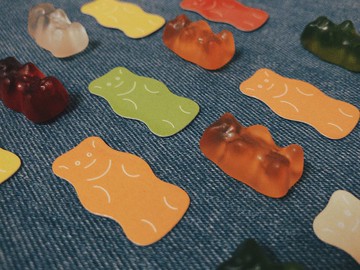 【Chüchü's】小熊軟糖 Gummibärchen 貼紙