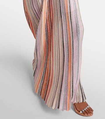 Missoni Striped lamé kaftan