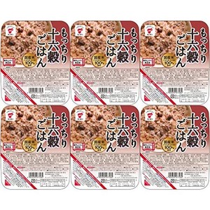 たいまつ食品 もっちり十六穀ごはん 160G×6個