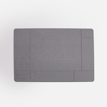 伊登珪藻土雕刻踏墊39x60cm 線條灰