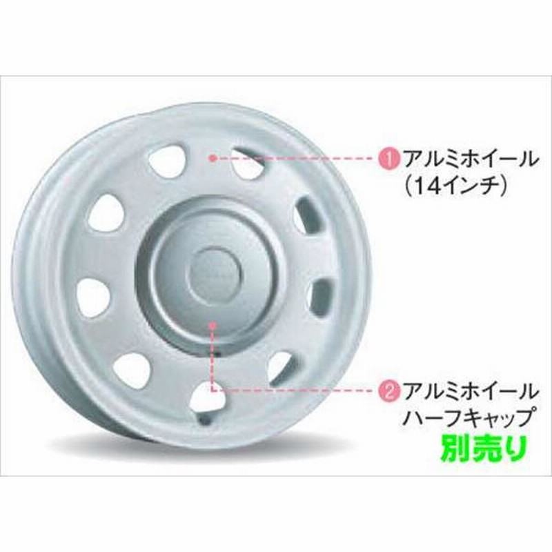 スズキラパン純正ホイール　14インチ