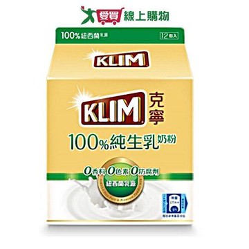 克寧 100%純生乳奶粉(36G/12入)【愛買】