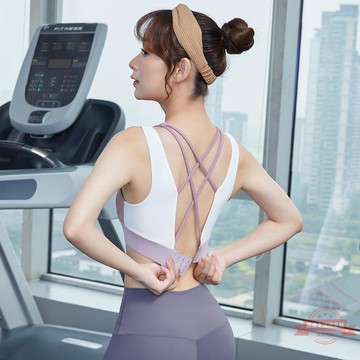 2021年新款運動內衣女健身胸罩跑步訓練美背吊帶瑜伽服運動背心潮