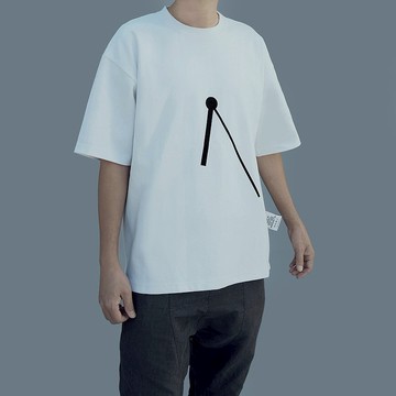 6:25am Brand Tee - 白色