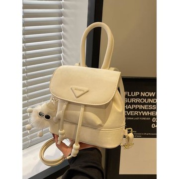 韓國ins少女包包女2025新款背包春夏時尚雙肩包高級感斜挎旅行包