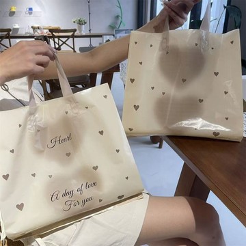 隔日到貨🔥 服裝店手提袋 禮品袋 塑膠袋 手提袋 包裝袋 提袋 愛心手提袋 禮物袋 打包袋 購物袋 女裝衣服