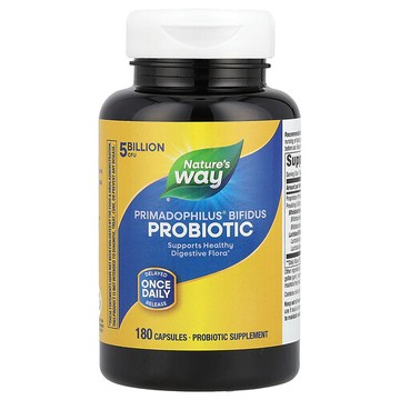 Nature's Way, Primadophilus® 雙歧杆菌益生菌，50 億 CFU，180 粒膠囊