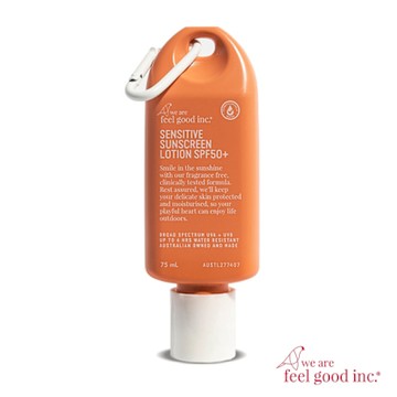 【we are feel good 好感覺】敏感肌專用耐水防曬乳SPF50+ 75ml/瓶