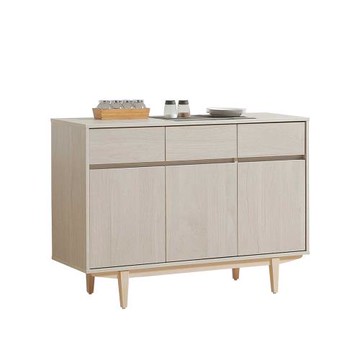 Boden-貝莎4尺木面收納餐櫃/碗盤櫃/置物矮櫃/電器櫃/玄關櫃(下座)