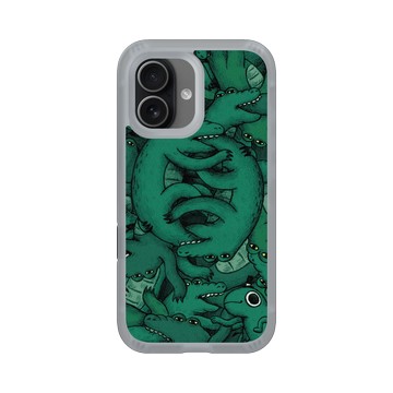 iPhone 17 AirX 流變灰 - 怪奇事物所 Incrediville - 肥尾鱷魚密集恐懼症