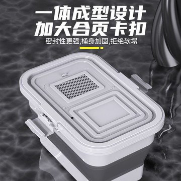 折疊活魚桶便攜加厚魚桶釣魚桶野釣裝魚桶裝魚箱魚護桶水桶