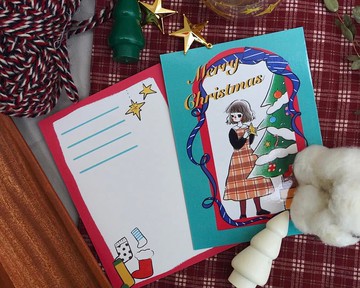 明信片 復刻回憶-聖誕款